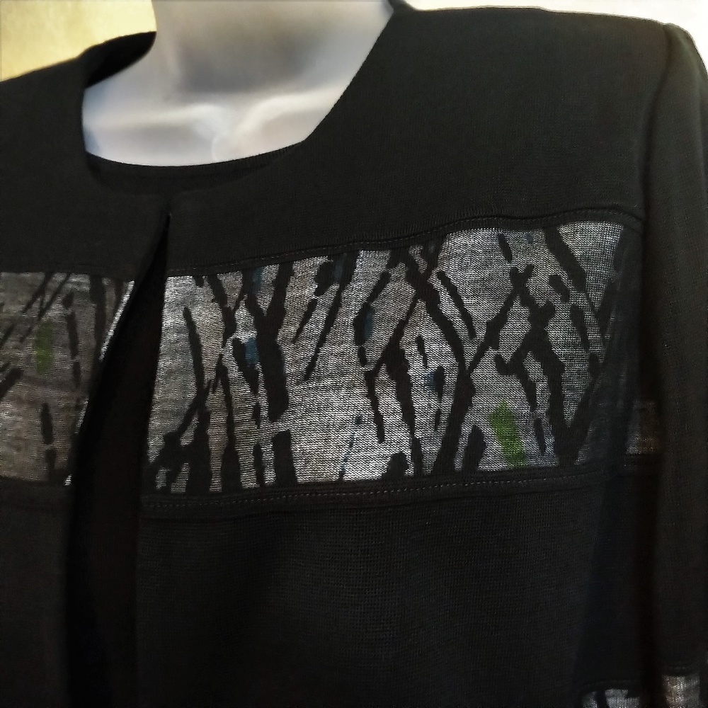 Ming Wang Cardigan Jacket EUC L/XL - Picture 3 of 6